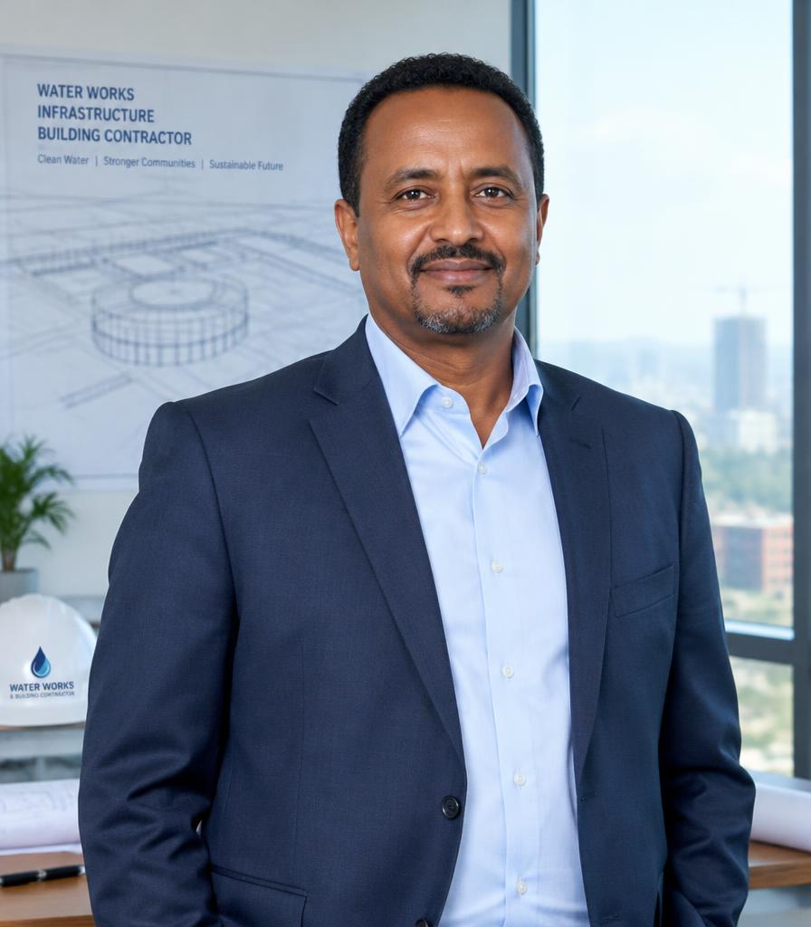 Gashaw Benti — illustrative portrait of the company's CEO